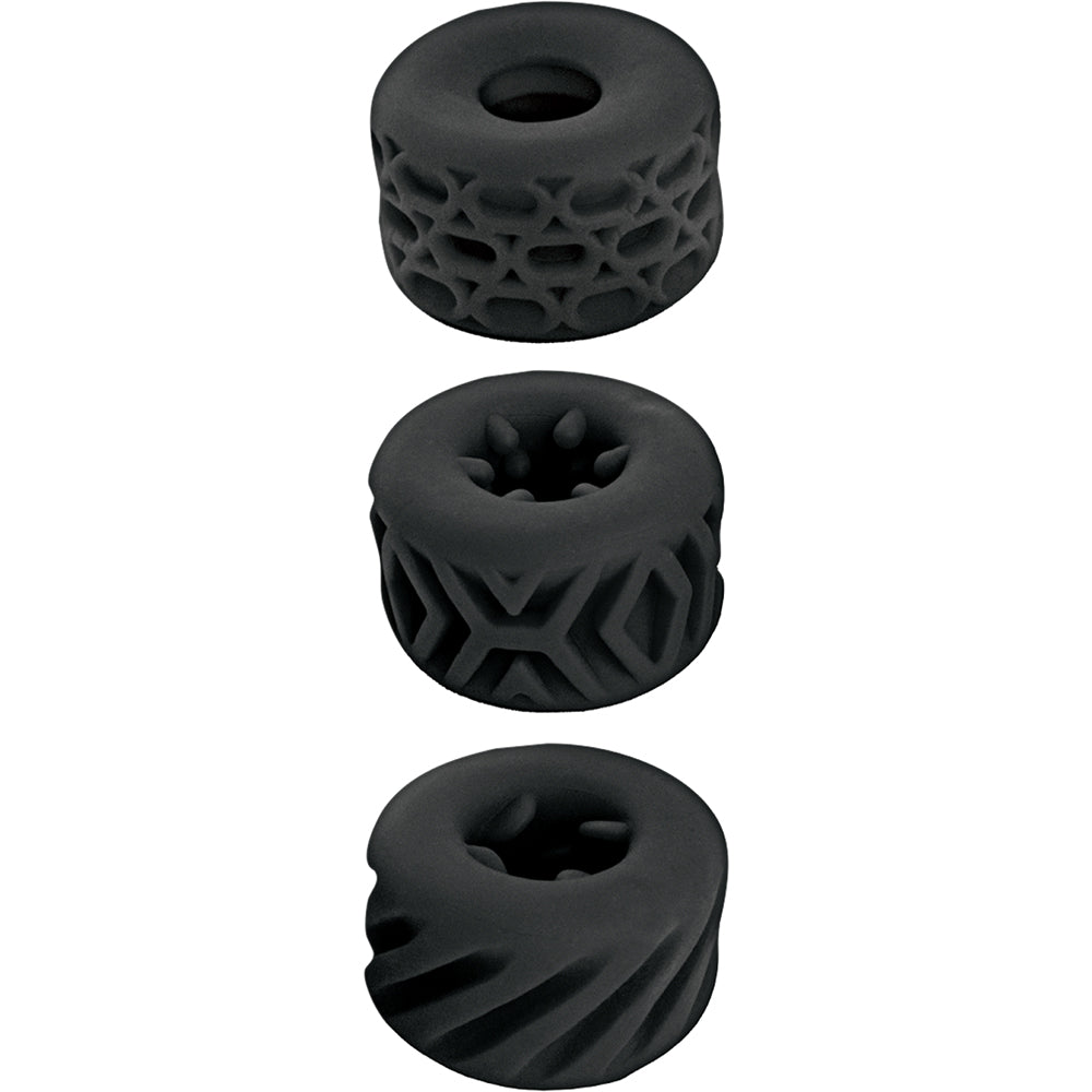 Super Stretchy Stroker Rings Black