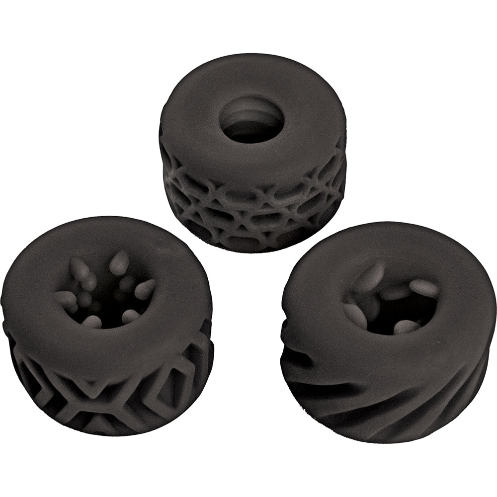 Super Stretchy Stroker Rings Black