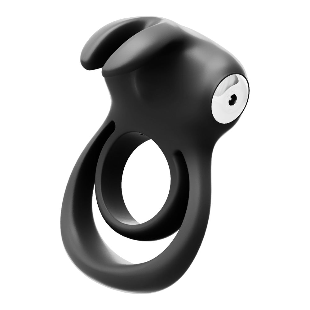 Thunder Bunny Rechargeable Dual Ring Black Pearl