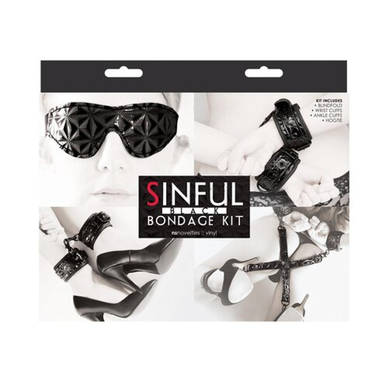 SINFUL BONDAGE KIT BLACK