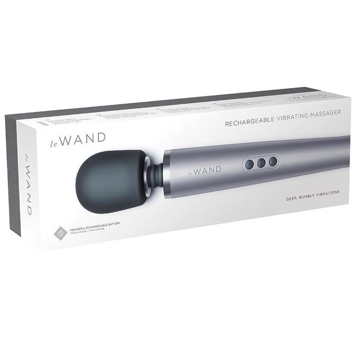 Le Wand Rechargeable Vibrating Massager-Grey