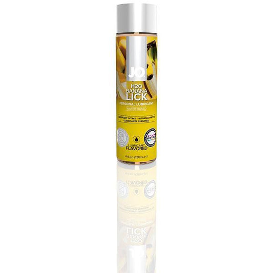 JO H2O Flavored Lubricant Banana Lick 4 oz.