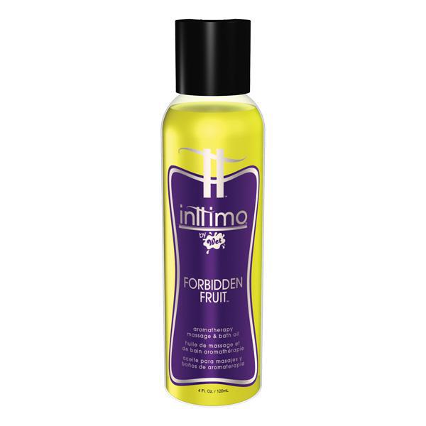 Inttimo By Wet Bath & Massage Oil Forbidden Fruit 4 oz.