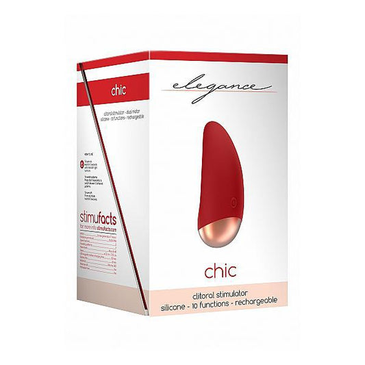 Elegance Clitoral Stimulator Chic Red