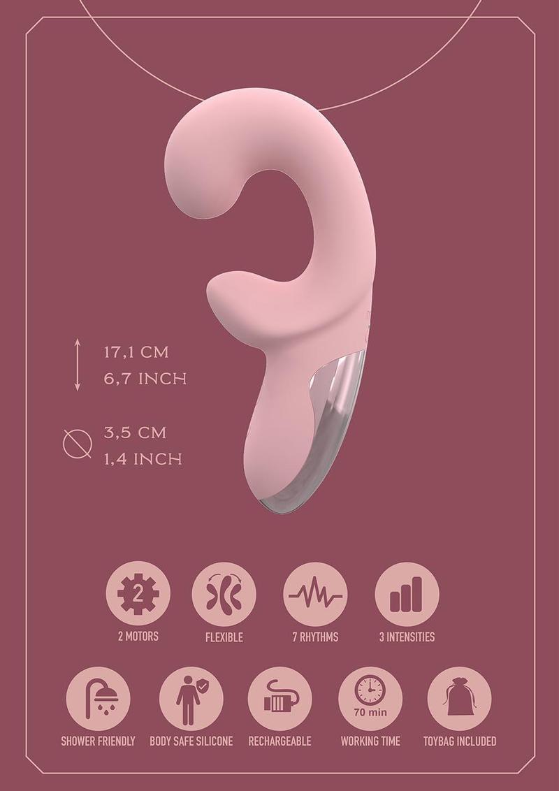 DREAMTOYS GLAM FLEXIBLE DUO VIBRATOR