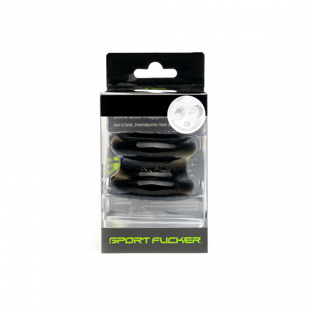 Sport Fucker Muscle Ball Stretcher Tpe Black