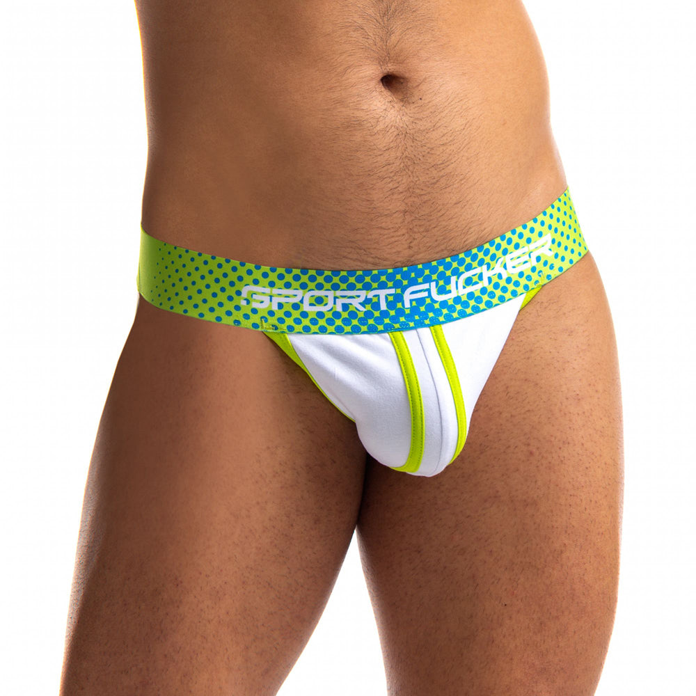 Sport Fucker Jersey Jock Green/White Xxl