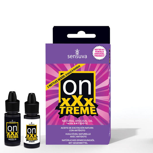 On xXxtreme Arousal Oil With Antidote Oil 0.17 oz. Medium Box