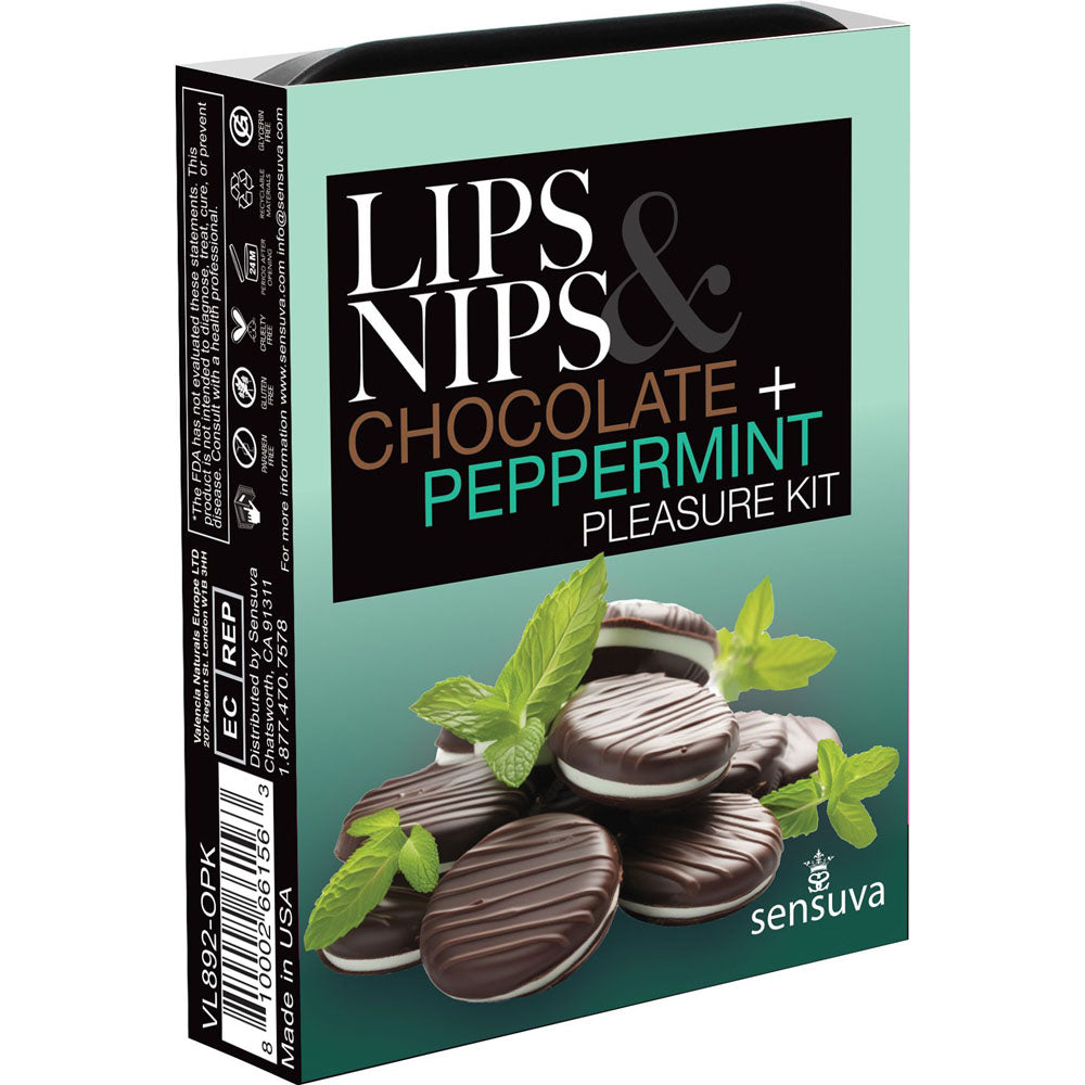 Lips & Nips Pleasure Kit Chocolate Peppermint