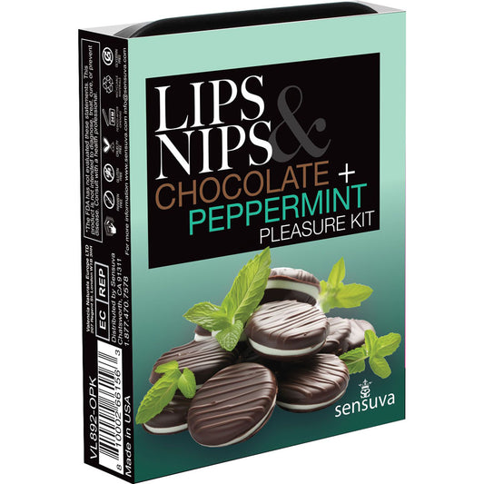 Lips & Nips Pleasure Kit Chocolate Peppermint