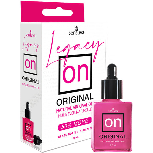 On Legacy Original Arousal Oil 7.5 ml Luxury Glass Bottle