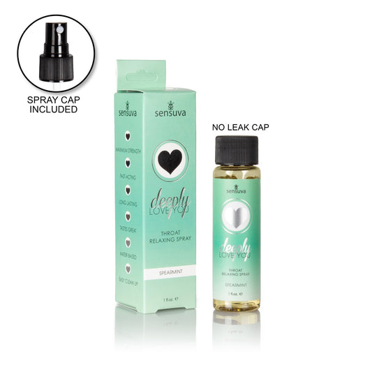 Deeply Love You Throat Relaxing Spray 1 oz. Bottle Spearmint
