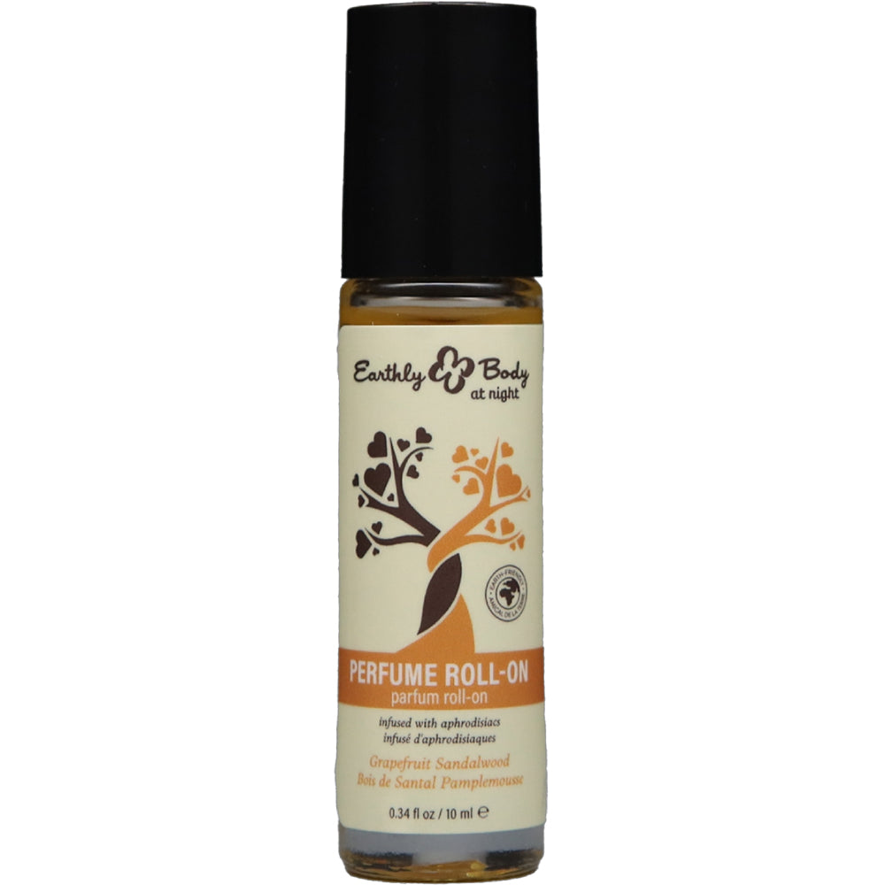 Earthly Body At Night Roll-On Perfume Aphrodisiac Collection Grapefruit Sandalwood 0.34 oz.