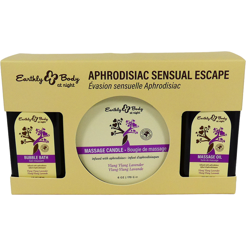 Earthly Body At Night Aphrodisiac Sensual Escape Gift Set Ylang Ylang Lavender