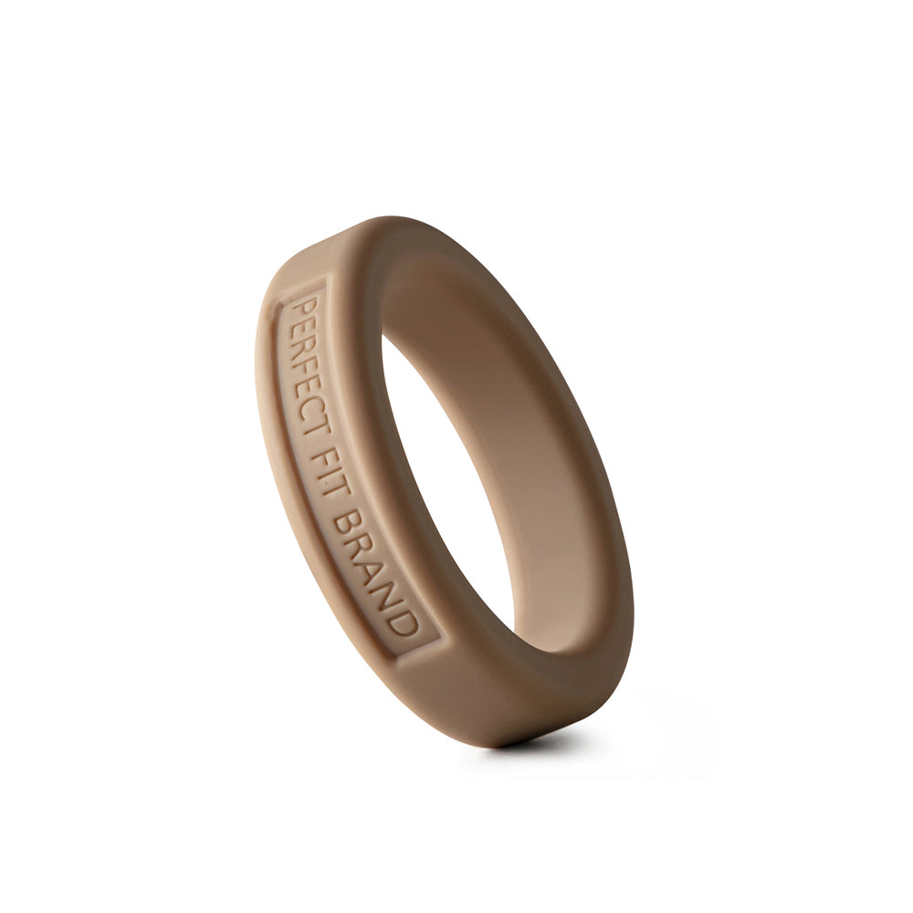 Classic 1.4" (36 mm) Silicone Med. Stretch Penis Ring Skintone 4