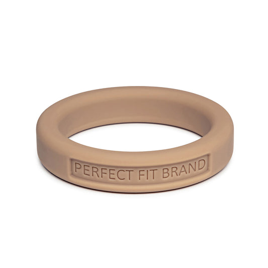 Classic 1.4" (36 mm) Silicone Med. Stretch Penis Ring Skintone 4