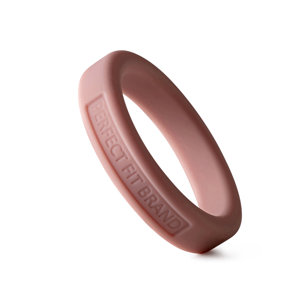 Classic 1.75" (44 mm) Silicone Med. Stretch Penis Ring Skintone 5