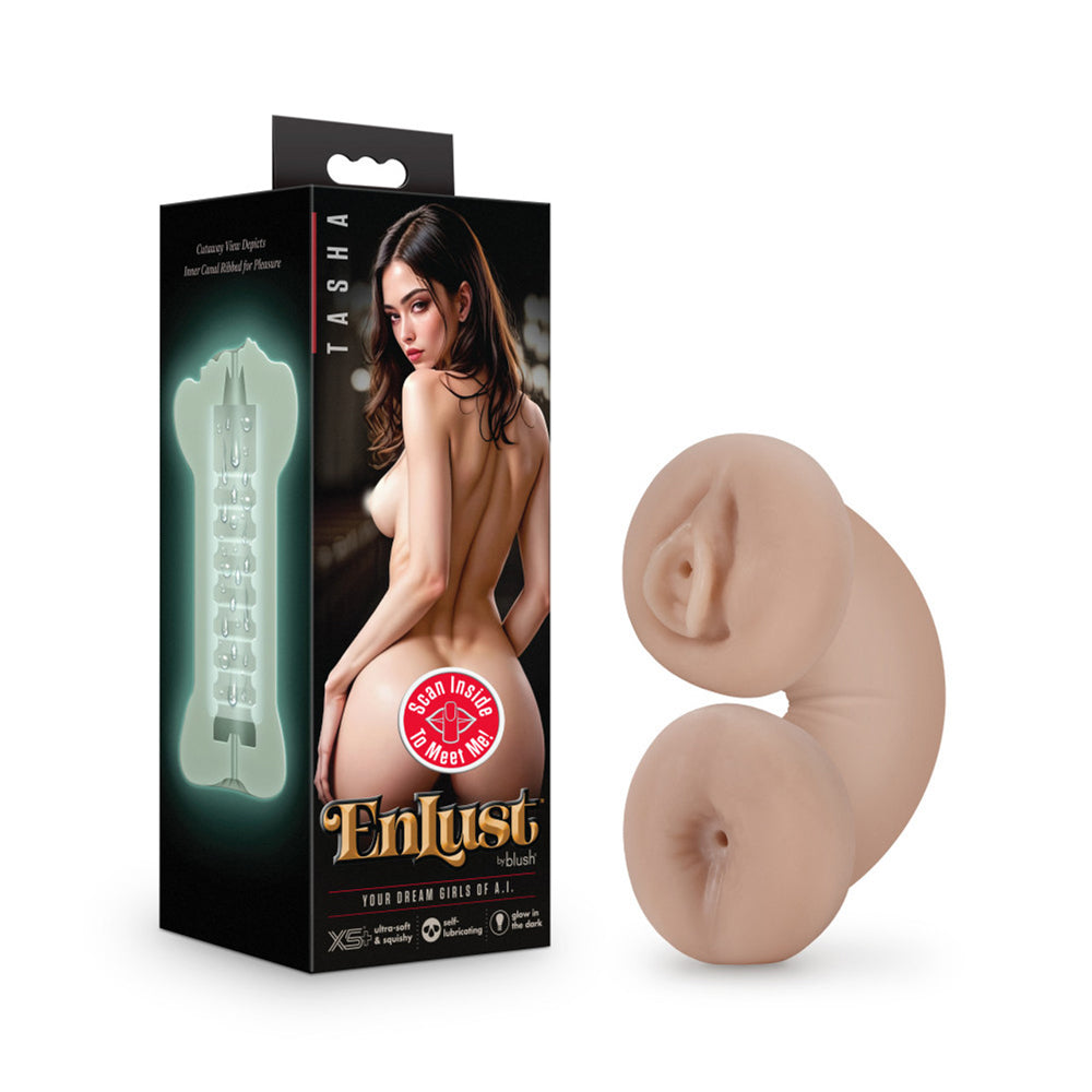 EnLust Tasha Soft And Wet Glow In The Dark Stroker Beige