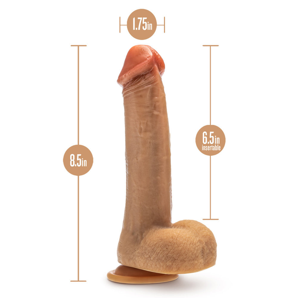 Dr. Skin Silicone Dr. Phillips 8.5" Thrusting Dildo Tan