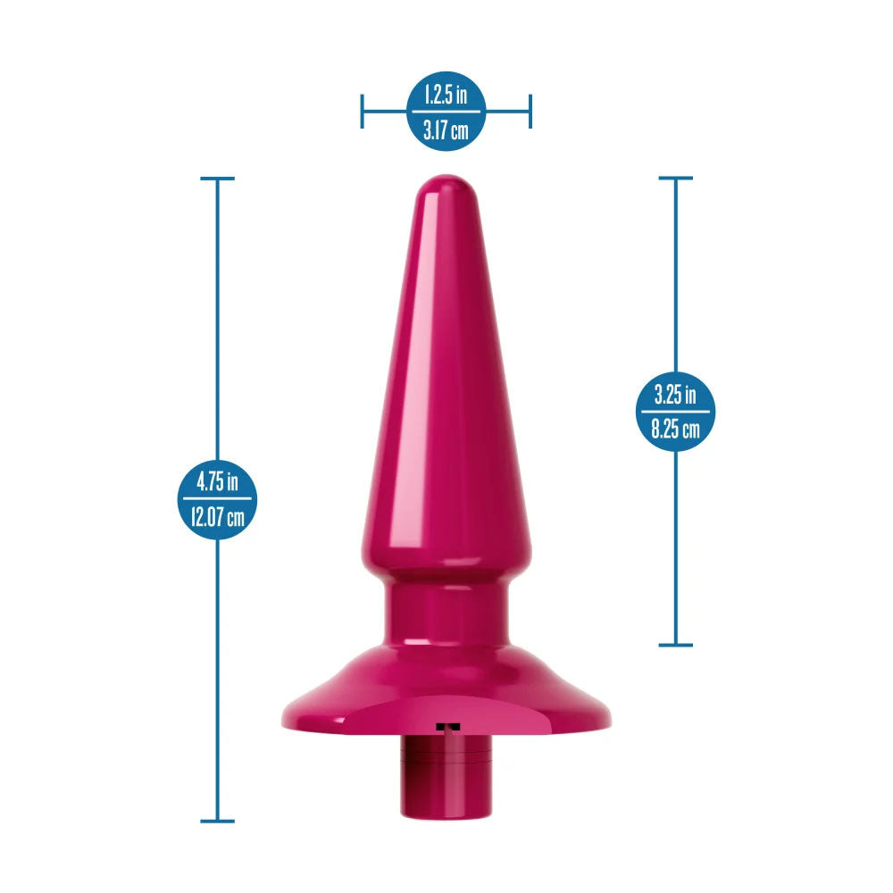 B Yours Vibrating Anal Plug Berry