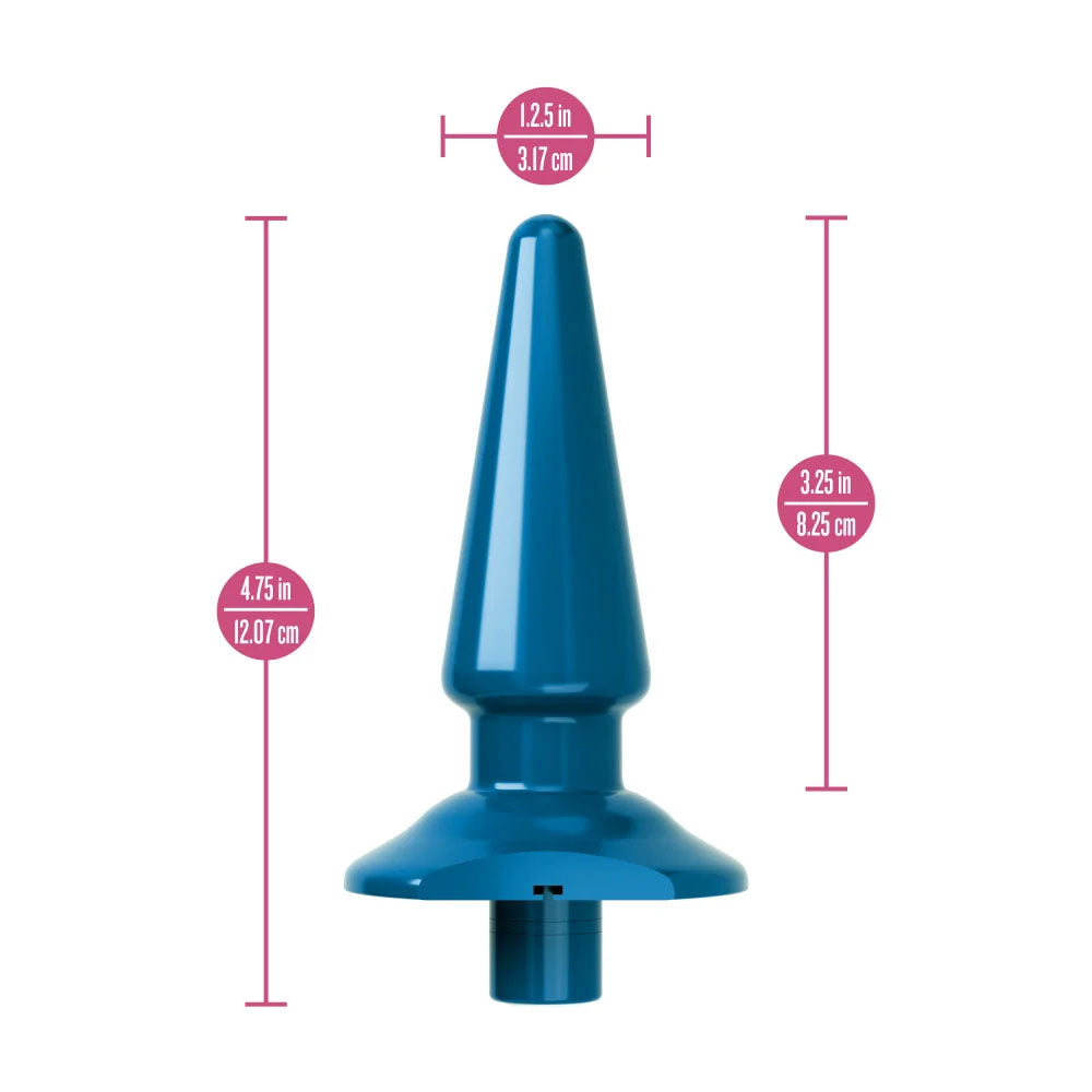 B Yours Vibrating Anal Plug Ocean