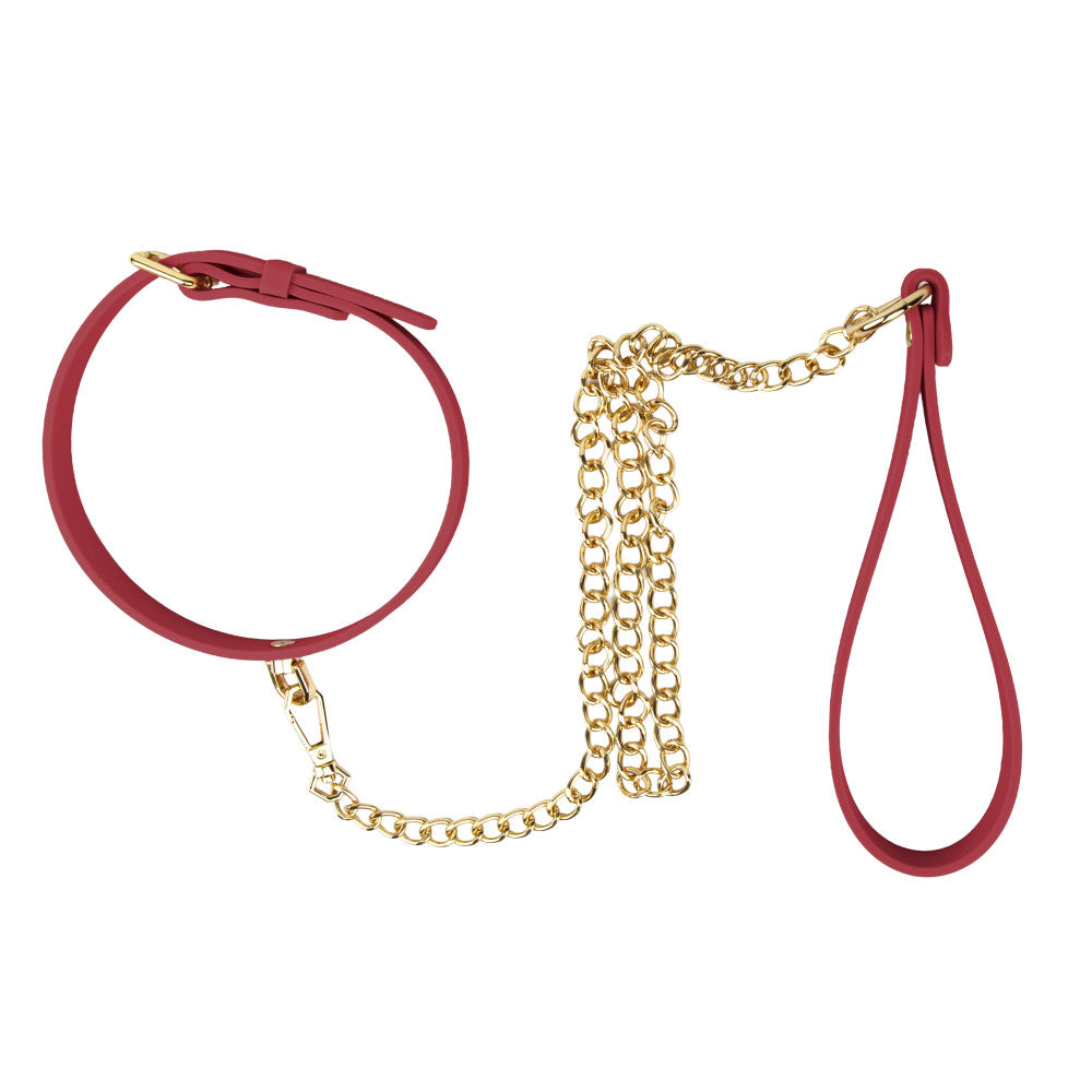 Temptasia Ardor Collar & Leash Red