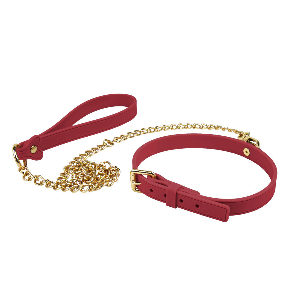 Temptasia Ardor Collar & Leash Red