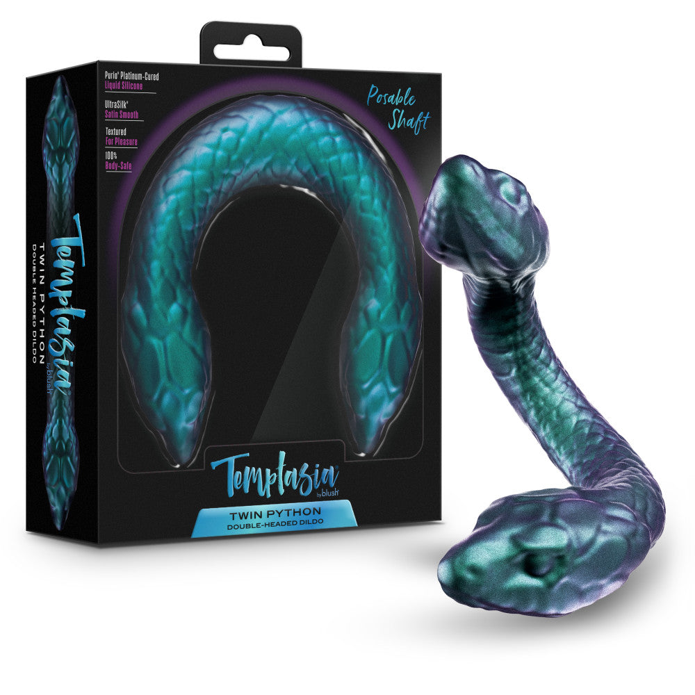 Temptasia Twin Python Silicone Double-Ended Dildo