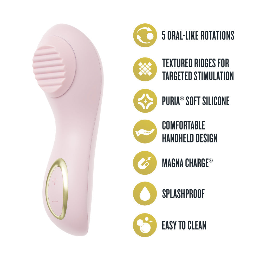 Delice Dahlia Stimulating Personal Massager Pink
