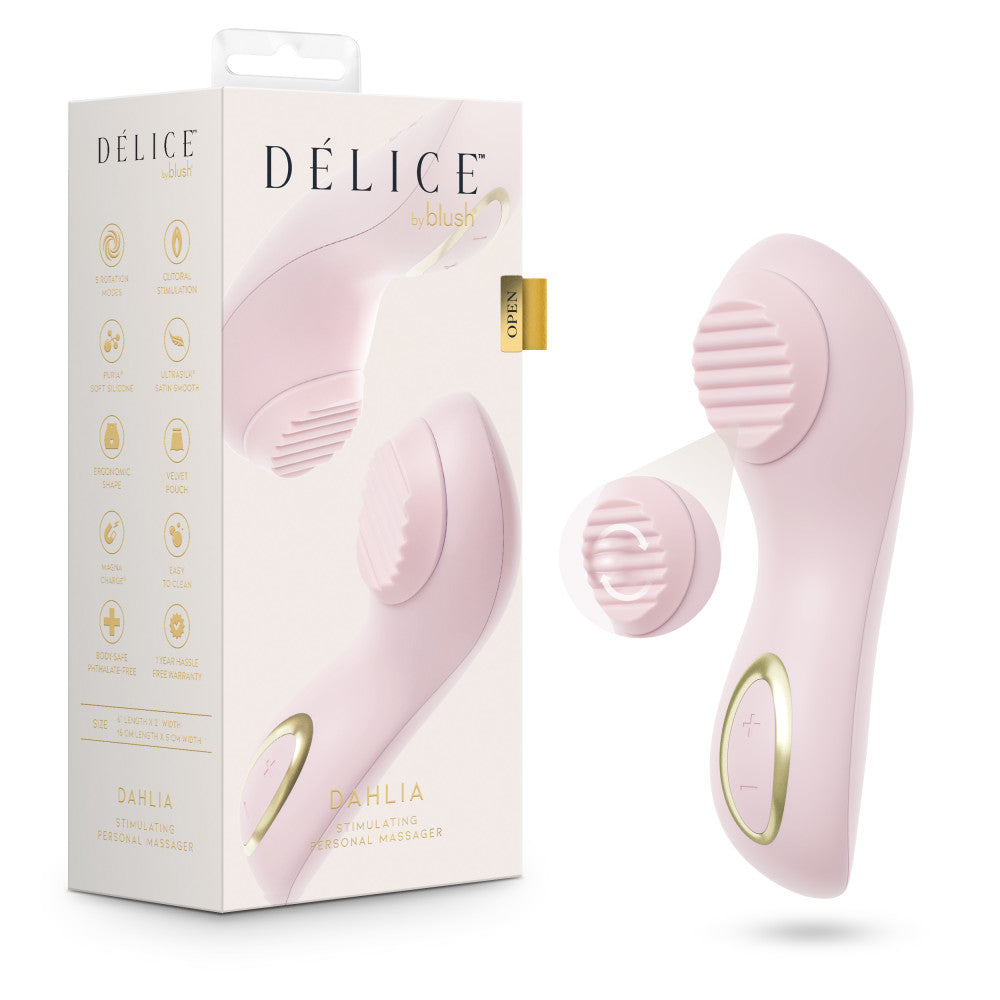 Delice Dahlia Stimulating Personal Massager Pink