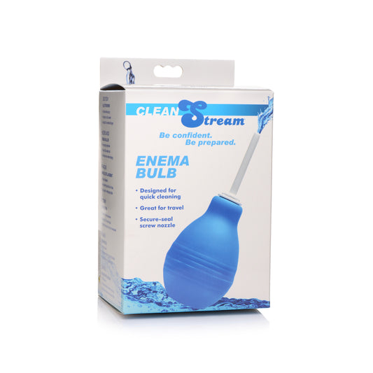 CLEAN STREAM ENEMA BULB BLUE