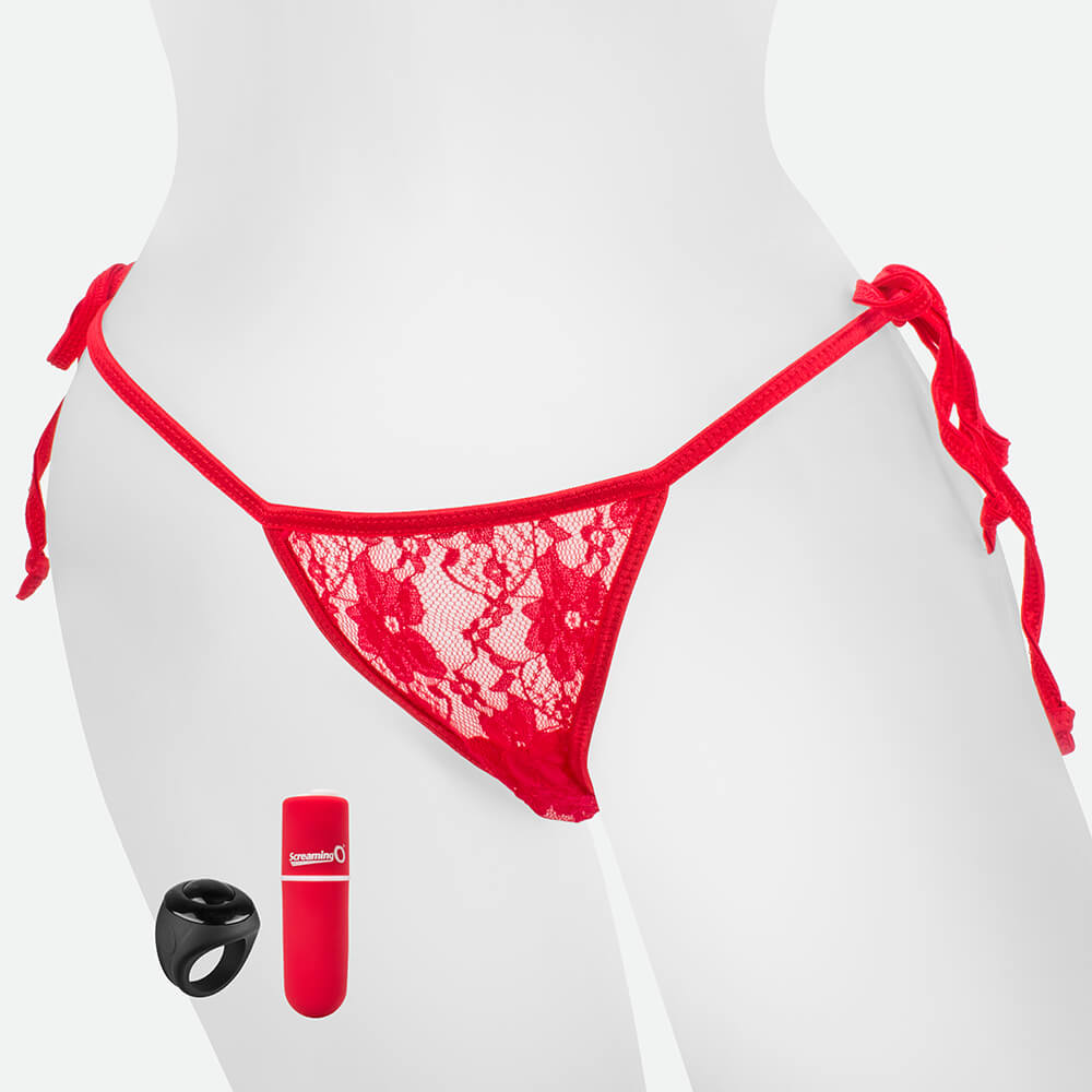 My Secret Charged Remote Control Panty Vibe Red 1 Ct