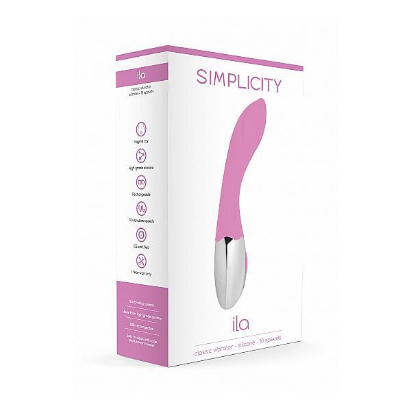 Simplicity Ila Classic Vibrator Pink