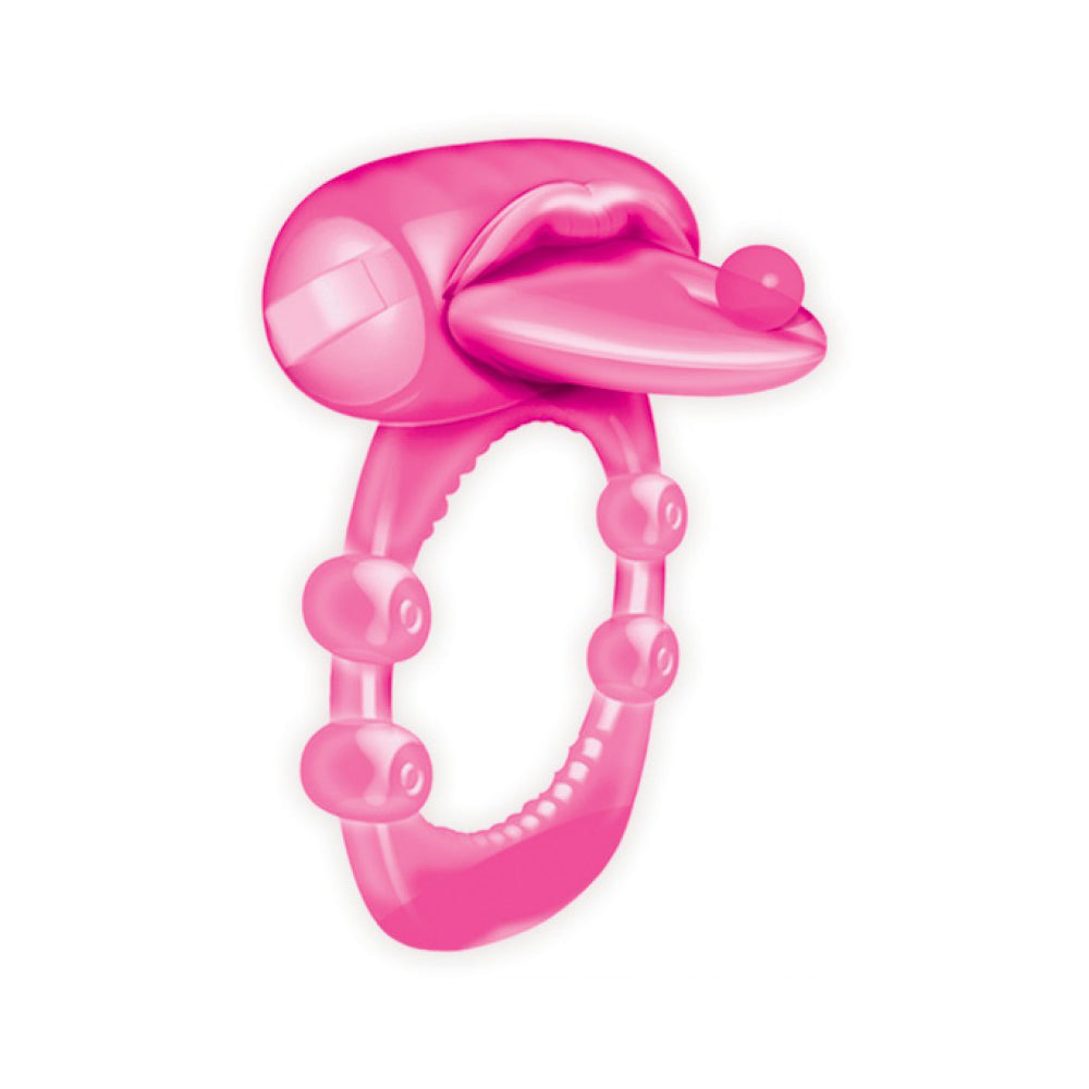 Xtreme Pierced Tongue Ring Magenta