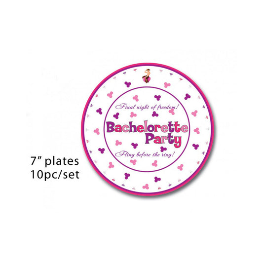 Bachelorette Plates by Hott Products