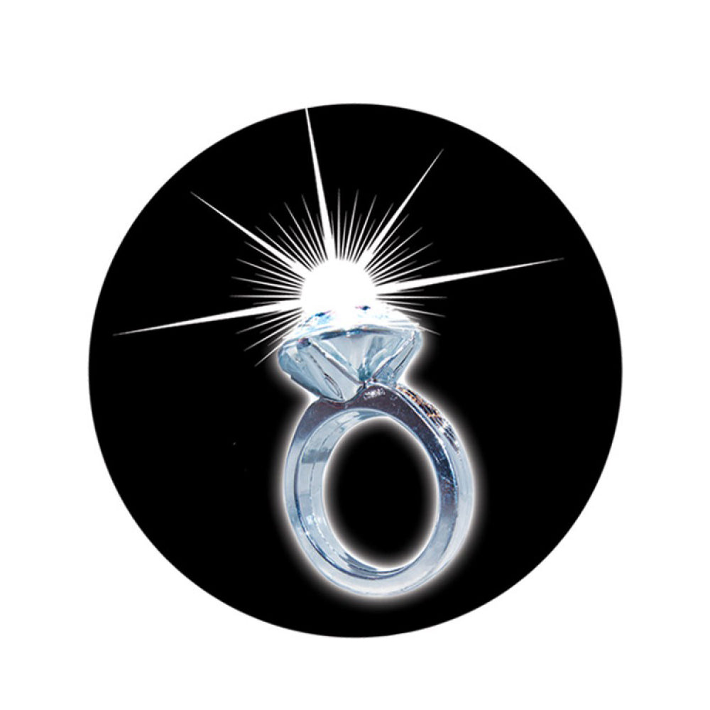 Light Up Diamond Ring 5Pk