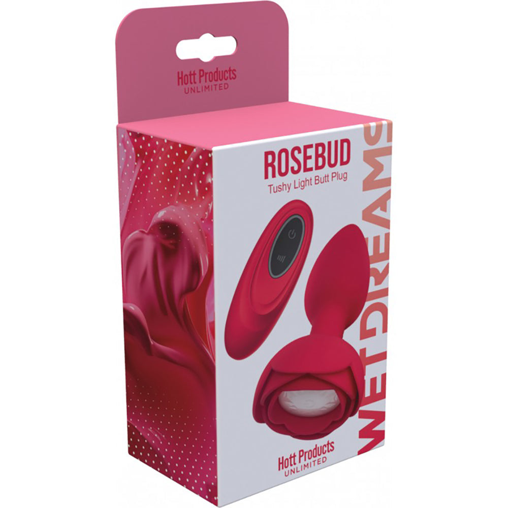 Wet Dreams Rosebud Tushy Light Butt Plug