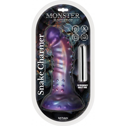 Monster Romance Snake Charmer Dildo With Multi-Speed Bullet