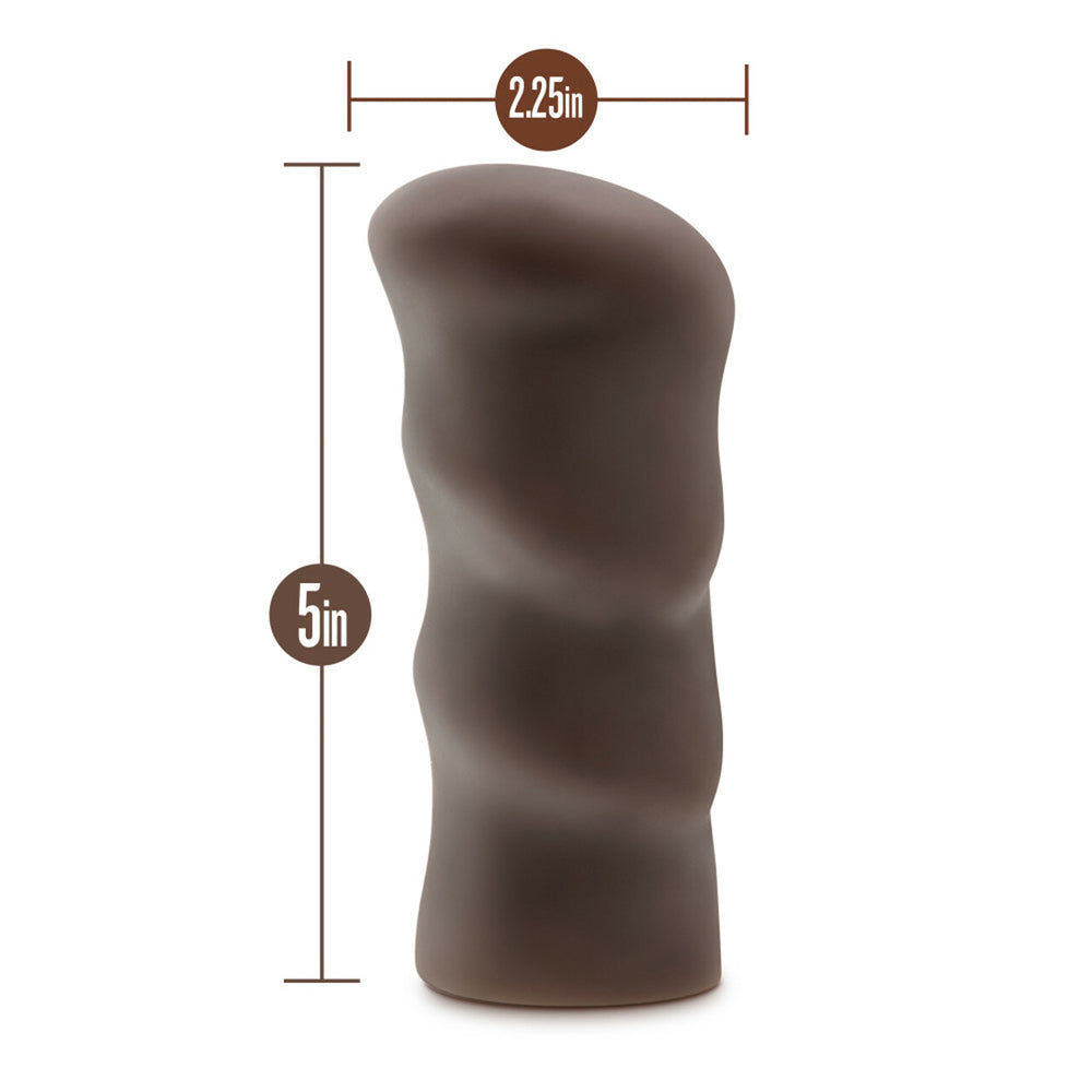Blush Hot Chocolate Nicole's Rear Stroker - Chocolate