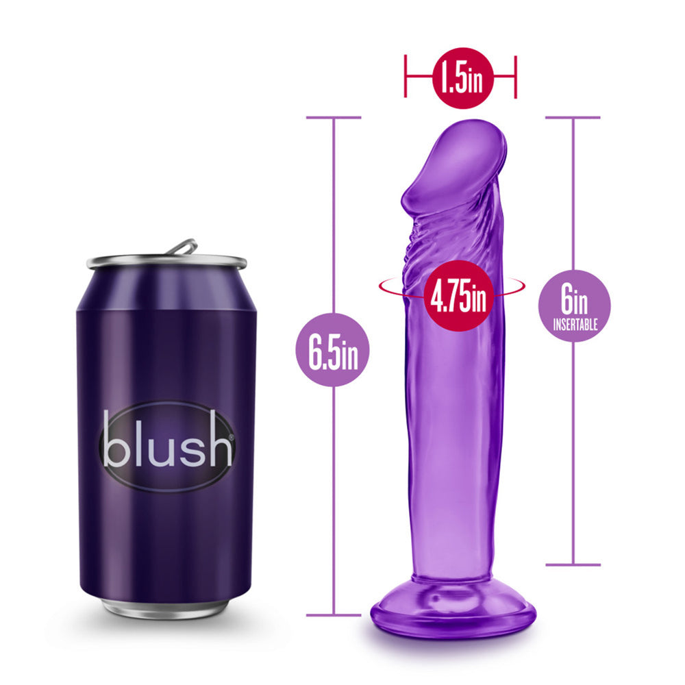B Yours Sweet N' Small 6" Dildo With Suction Cup Purple