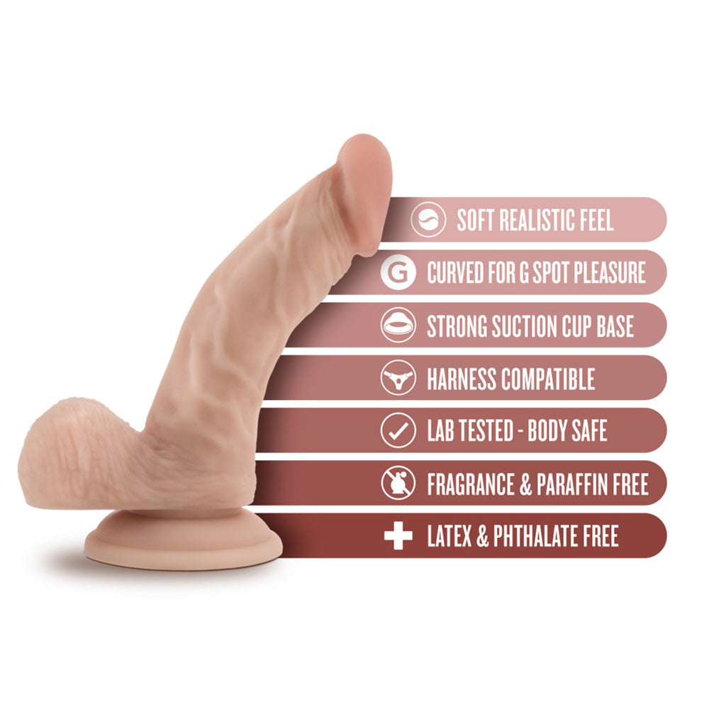 Dr. Skin Dr. Stephen 6.5" Dildo With Balls Beige