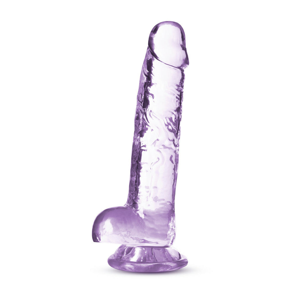 Naturally Yours 7" Crystalline Dildo Amethyst