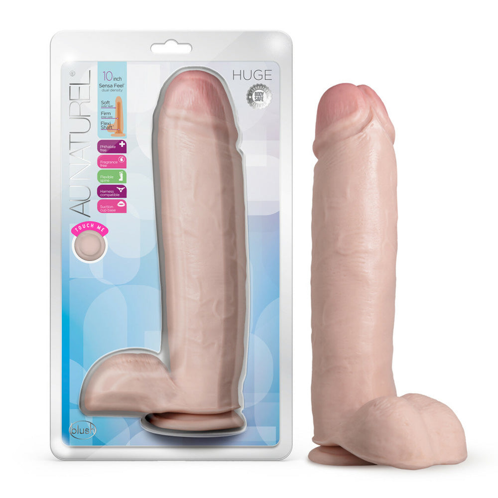 Au Naturel Huge 10" Dildo Vanilla