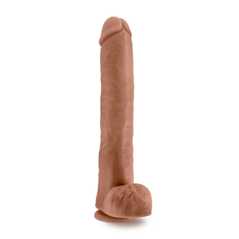 Au Naturel Daddy 14" Dildo Mocha