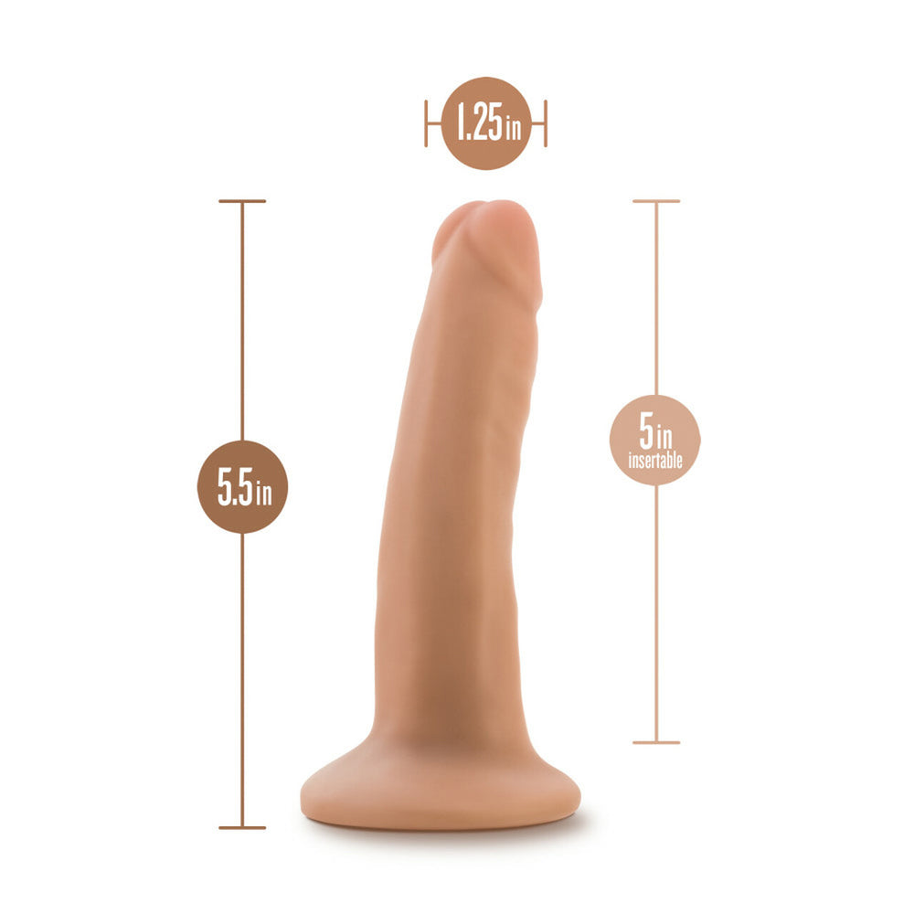 Dr. Skin Plus 5" Posable Dildo Vanilla