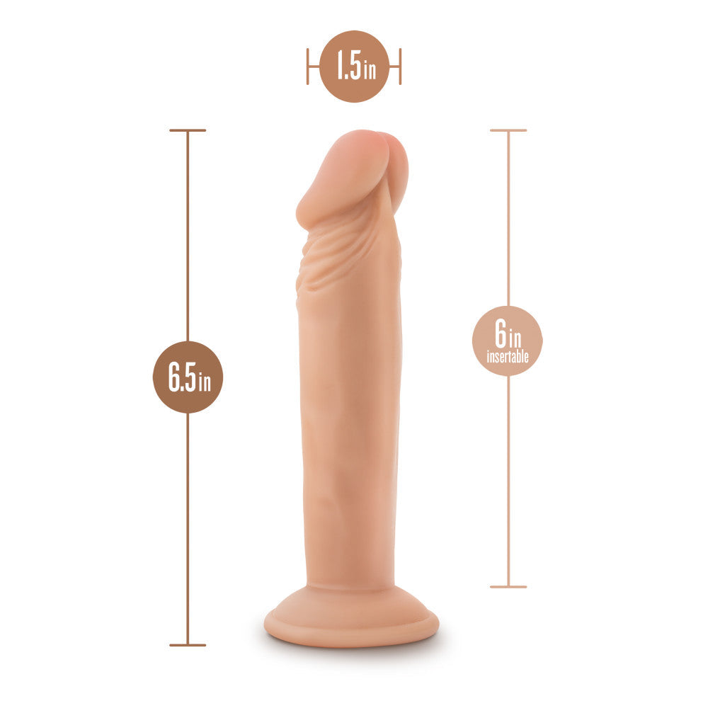 Dr. Skin Plus 6" Posable Dildo Vanilla