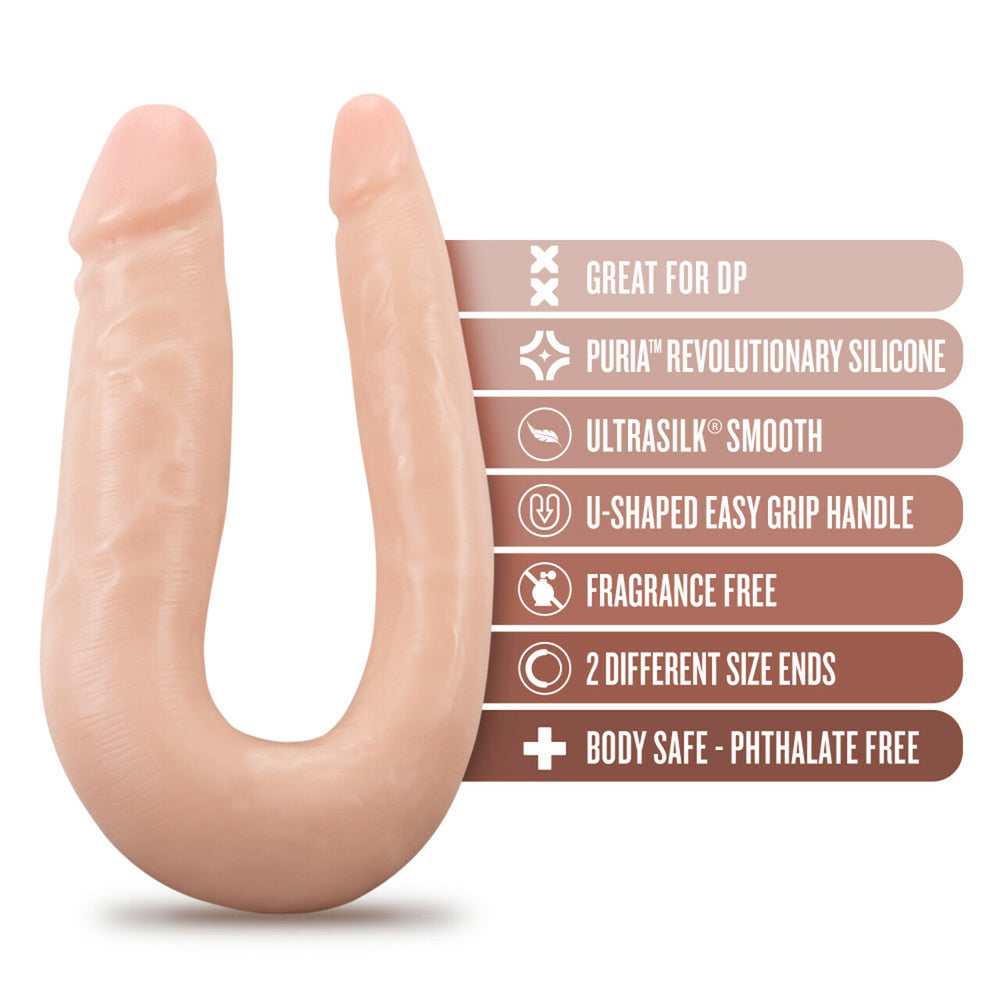 Dr. Skin Silicone Dr. Double 12" Double Dong Vanilla
