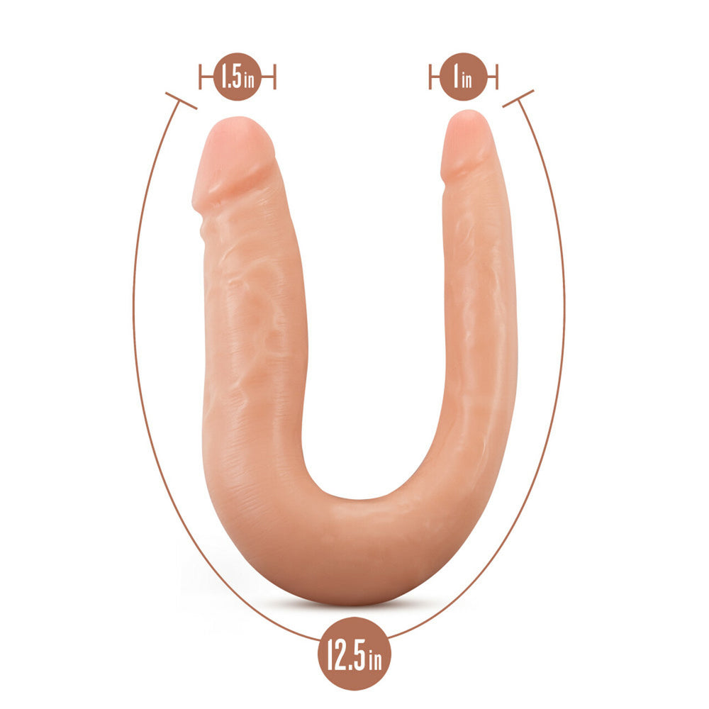 Dr. Skin Silicone Dr. Double 12" Double Dong Vanilla