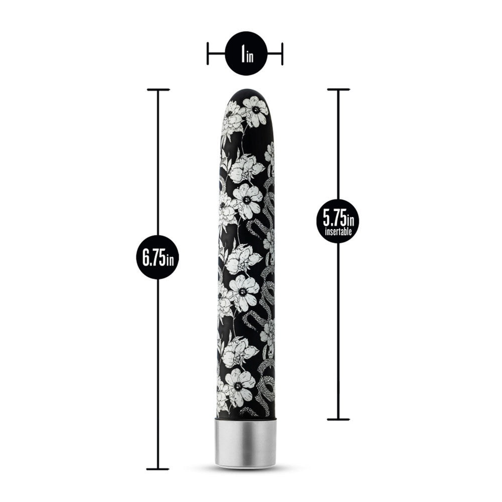 The Collection Eden 7" Rechargeable Vibe Black