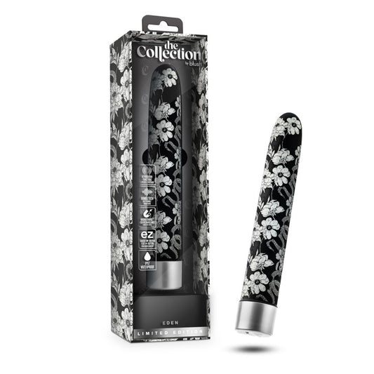 The Collection Eden 7" Rechargeable Vibe Black